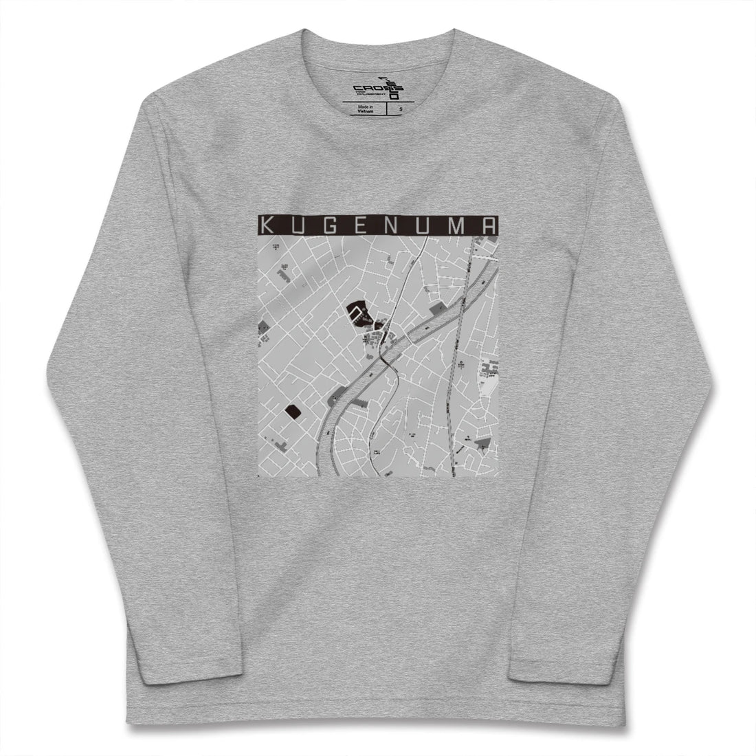 【鵠沼(神奈川県)】地図柄ロングスリーブTシャツ