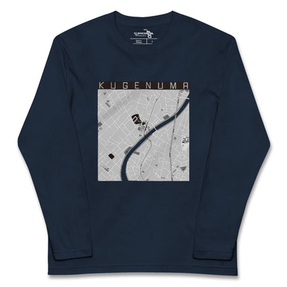 【鵠沼（神奈川県）】地図柄ロングスリーブTシャツ