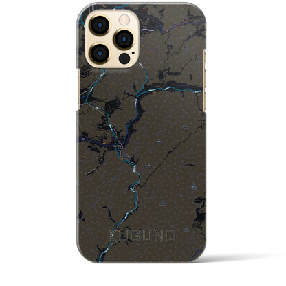 【久々野（岐阜県）】地図柄iPhoneケース（バックカバータイプ）