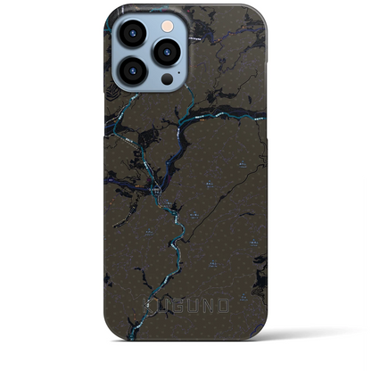 【久々野（岐阜県）】地図柄iPhoneケース（バックカバータイプ）