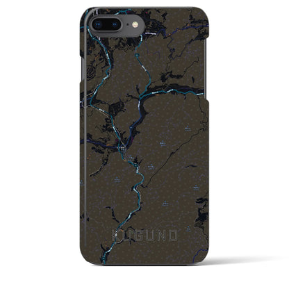 【久々野（岐阜県）】地図柄iPhoneケース（バックカバータイプ）