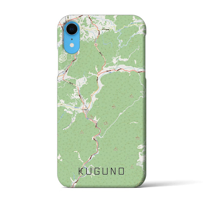 【久々野（岐阜県）】地図柄iPhoneケース（バックカバータイプ）