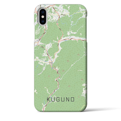 【久々野（岐阜県）】地図柄iPhoneケース（バックカバータイプ）
