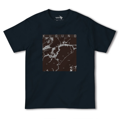 【久々野（岐阜県）】地図柄ヘビーウェイトTシャツ