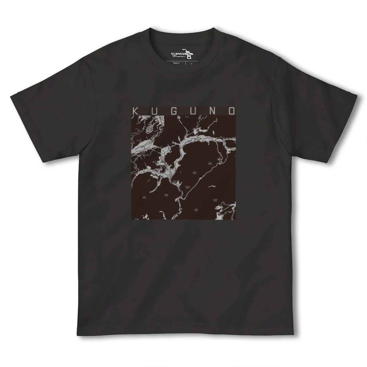 【久々野（岐阜県）】地図柄ヘビーウェイトTシャツ