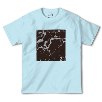 【久々野（岐阜県）】地図柄ヘビーウェイトTシャツ