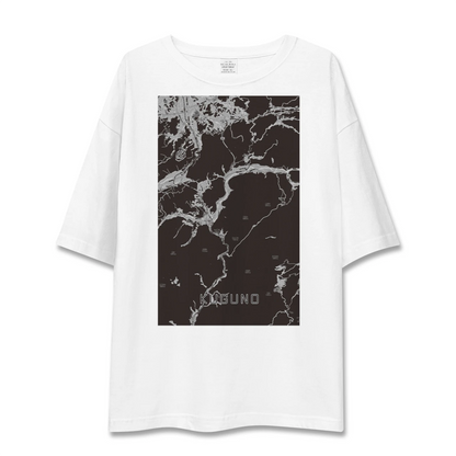 【久々野（岐阜県）】地図柄ビッグシルエットTシャツ