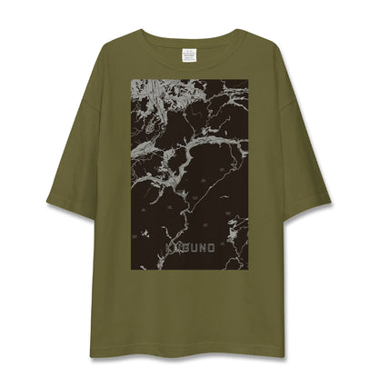 【久々野（岐阜県）】地図柄ビッグシルエットTシャツ