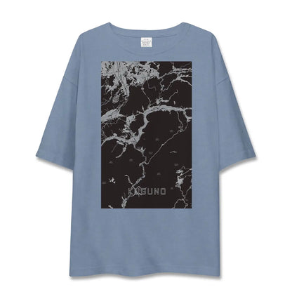【久々野（岐阜県）】地図柄ビッグシルエットTシャツ