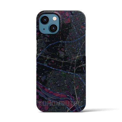 【九品仏（東京都）】地図柄iPhoneケース（バックカバータイプ）