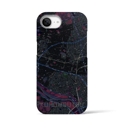 【九品仏（東京都）】地図柄iPhoneケース（バックカバータイプ）