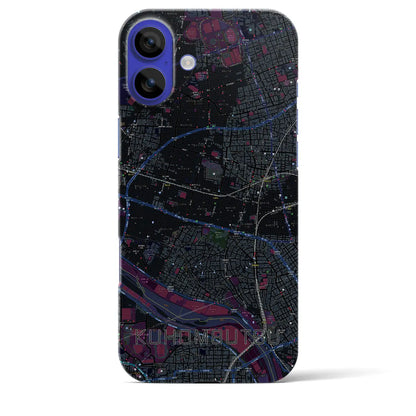 【九品仏（東京都）】地図柄iPhoneケース（バックカバータイプ）