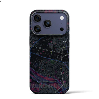 【九品仏（東京都）】地図柄iPhoneケース（バックカバータイプ）