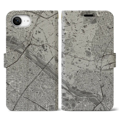 【九品仏（東京都）】地図柄iPhoneケース（手帳タイプ）