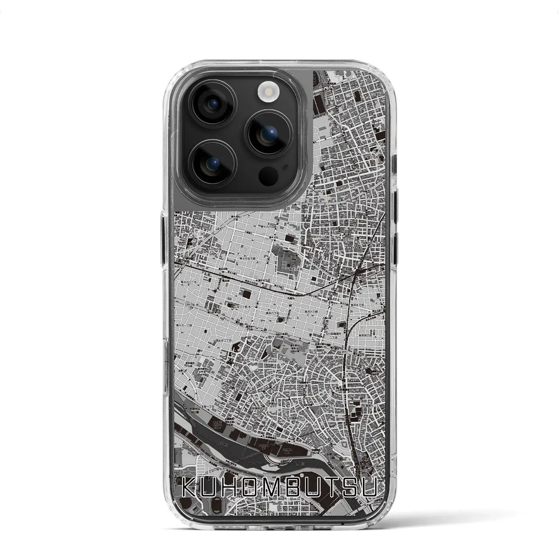【九品仏（東京都）】地図柄iPhoneケース（MagSafeタイプ）