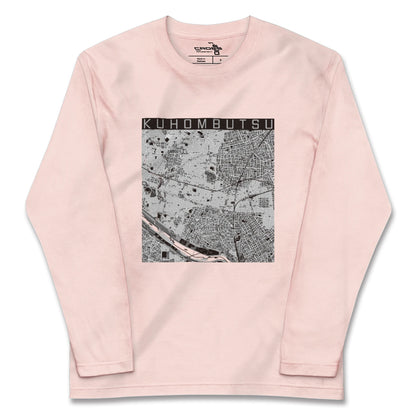 【九品仏（東京都）】地図柄ロングスリーブTシャツ