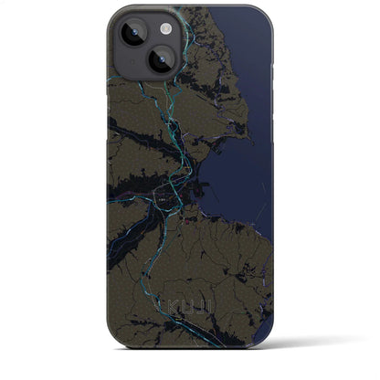 【久慈（岩手県）】地図柄iPhoneケース（バックカバータイプ）