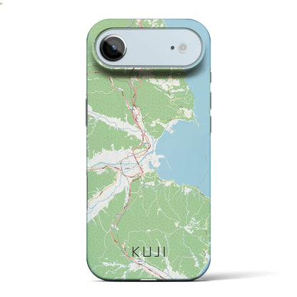 【久慈（岩手県）】地図柄iPhoneケース（バックカバータイプ）