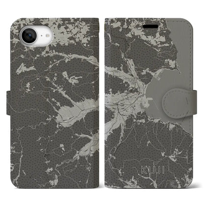 【久慈（岩手県）】地図柄iPhoneケース（手帳タイプ）