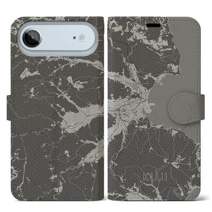 【久慈（岩手県）】地図柄iPhoneケース（手帳タイプ）