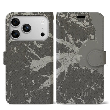 【久慈（岩手県）】地図柄iPhoneケース（手帳タイプ）