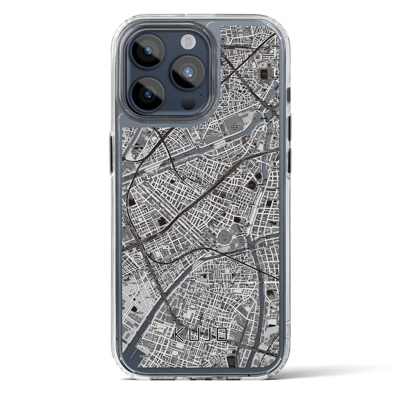 【九条（大阪府）】地図柄iPhoneケース（MagSafeタイプ）