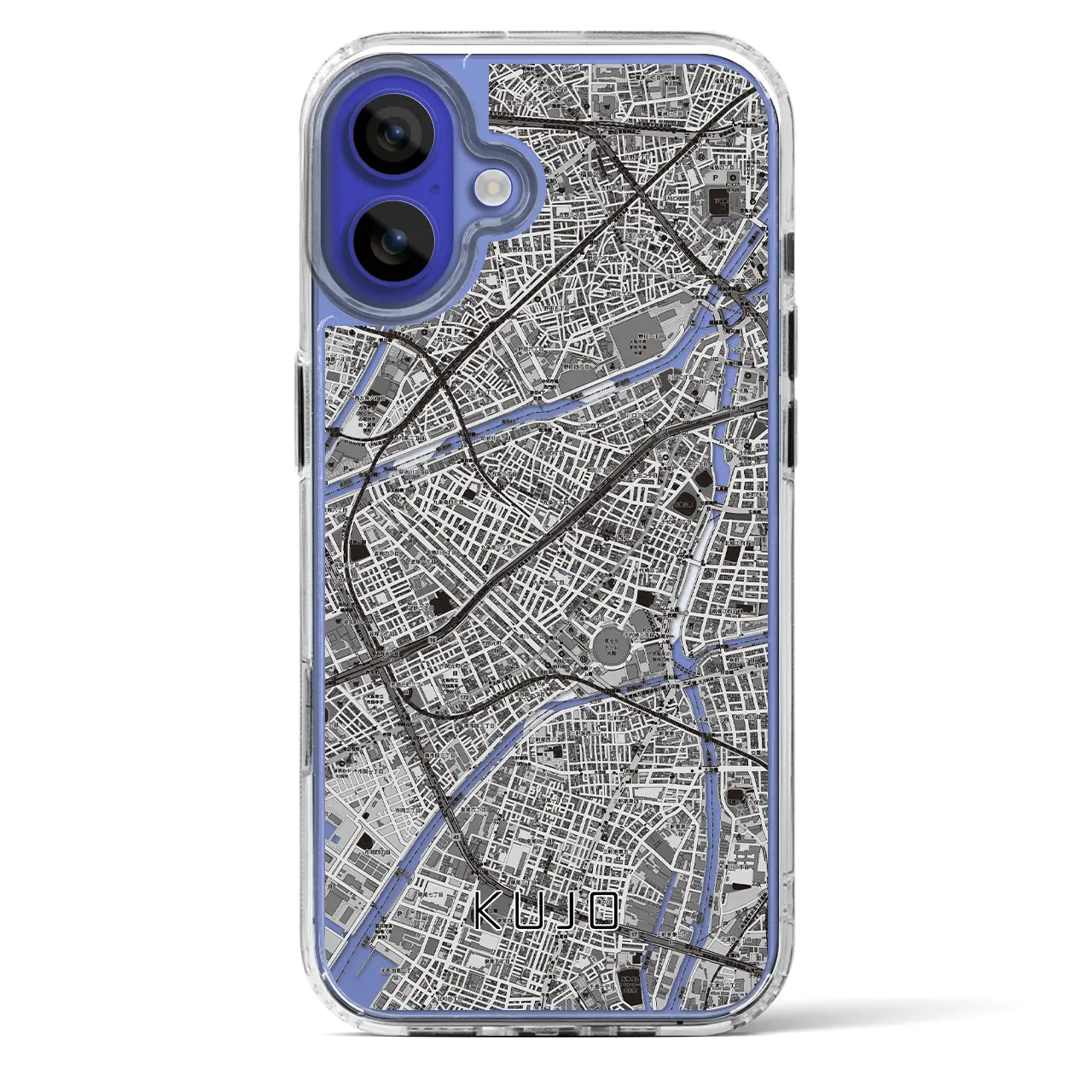 【九条（大阪府）】地図柄iPhoneケース（MagSafeタイプ）
