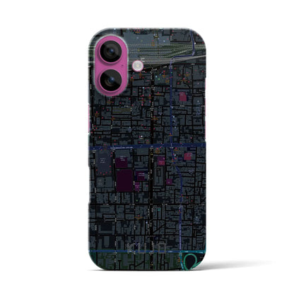 【九条（京都府）】地図柄iPhoneケース（バックカバータイプ）