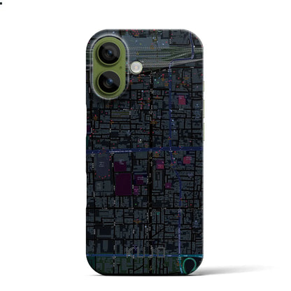 【九条（京都府）】地図柄iPhoneケース（バックカバータイプ）