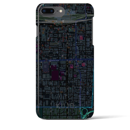 【九条（京都府）】地図柄iPhoneケース（バックカバータイプ）