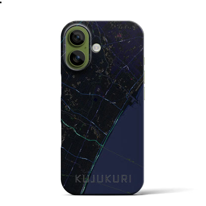 【九十九里（千葉県）】地図柄iPhoneケース（バックカバータイプ）