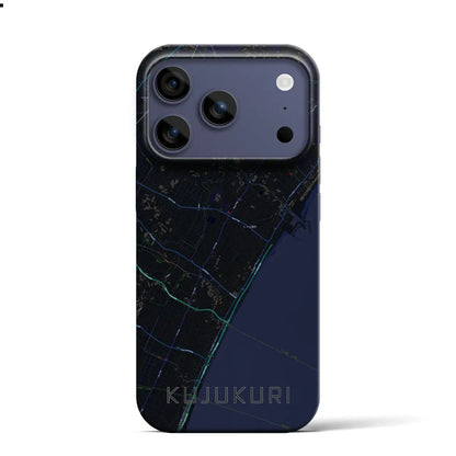 【九十九里（千葉県）】地図柄iPhoneケース（バックカバータイプ）