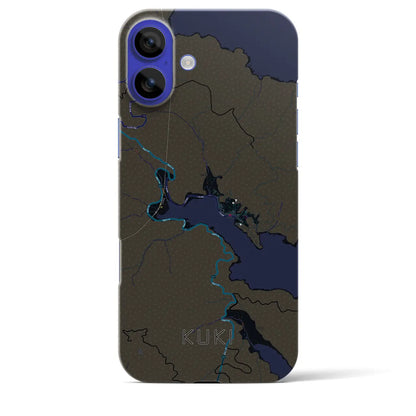 【九鬼（三重県）】地図柄iPhoneケース（バックカバータイプ）