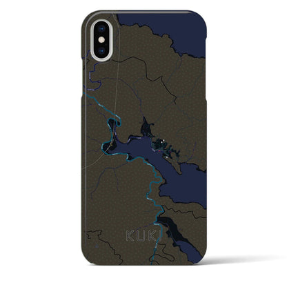 【九鬼（三重県）】地図柄iPhoneケース（バックカバータイプ）