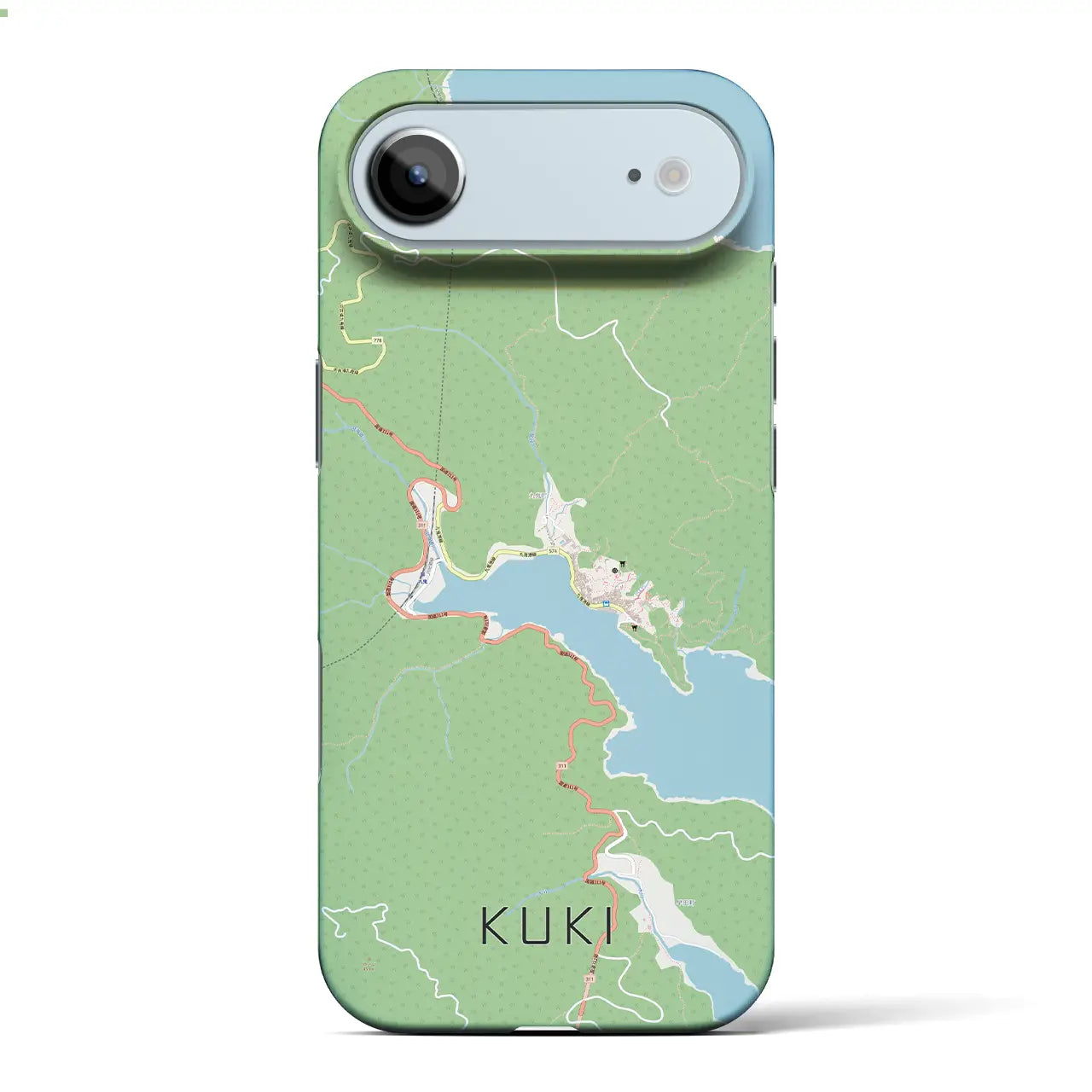 【九鬼（三重県）】地図柄iPhoneケース（バックカバータイプ）