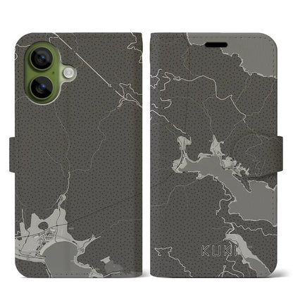 【九鬼（三重県）】地図柄iPhoneケース（手帳タイプ）