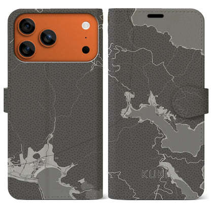 【九鬼（三重県）】地図柄iPhoneケース（手帳タイプ）