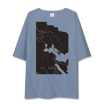 【九鬼（三重県）】地図柄ビッグシルエットTシャツ