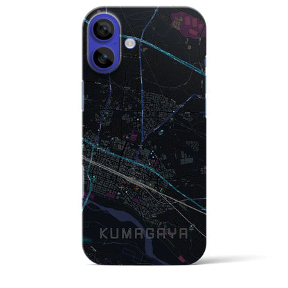 【熊谷（埼玉県）】地図柄iPhoneケース（バックカバータイプ）