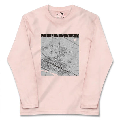【熊谷（埼玉県）】地図柄ロングスリーブTシャツ
