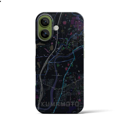 【熊本（熊本県）】地図柄iPhoneケース（バックカバータイプ）