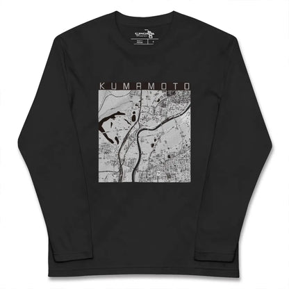 【熊本（熊本県）】地図柄ロングスリーブTシャツ