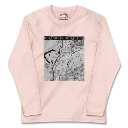【熊本（熊本県）】地図柄ロングスリーブTシャツ