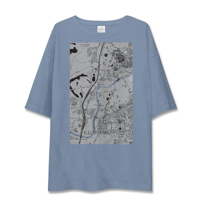 【熊本（熊本県）】地図柄ビッグシルエットTシャツ