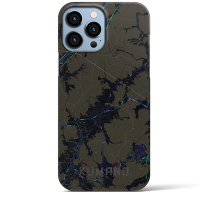 【熊野（広島県）】地図柄iPhoneケース（バックカバータイプ）