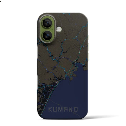 【熊野（三重県）】地図柄iPhoneケース（バックカバータイプ）