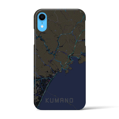 【熊野（三重県）】地図柄iPhoneケース（バックカバータイプ）