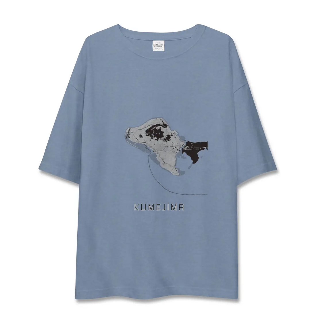 【久米島（沖縄県）】地図柄ビッグシルエットTシャツ