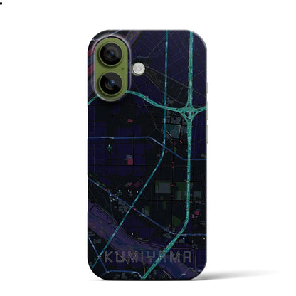 【久御山（京都府）】地図柄iPhoneケース（バックカバータイプ）