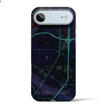 【久御山（京都府）】地図柄iPhoneケース（バックカバータイプ）